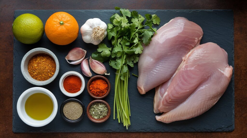 Ingredients for Pollo Loco Recipe